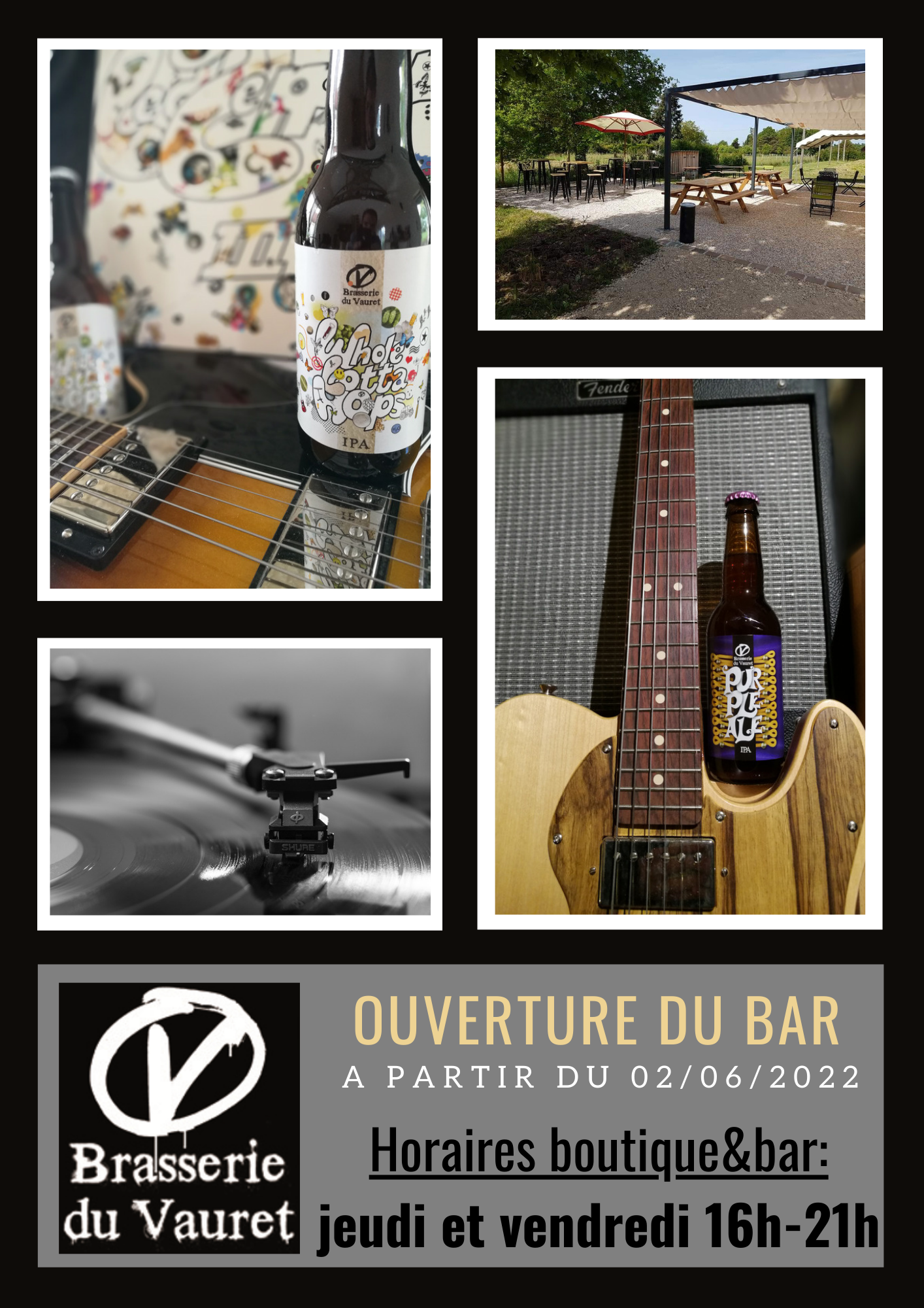 juin 2022 - ouverture du bar!