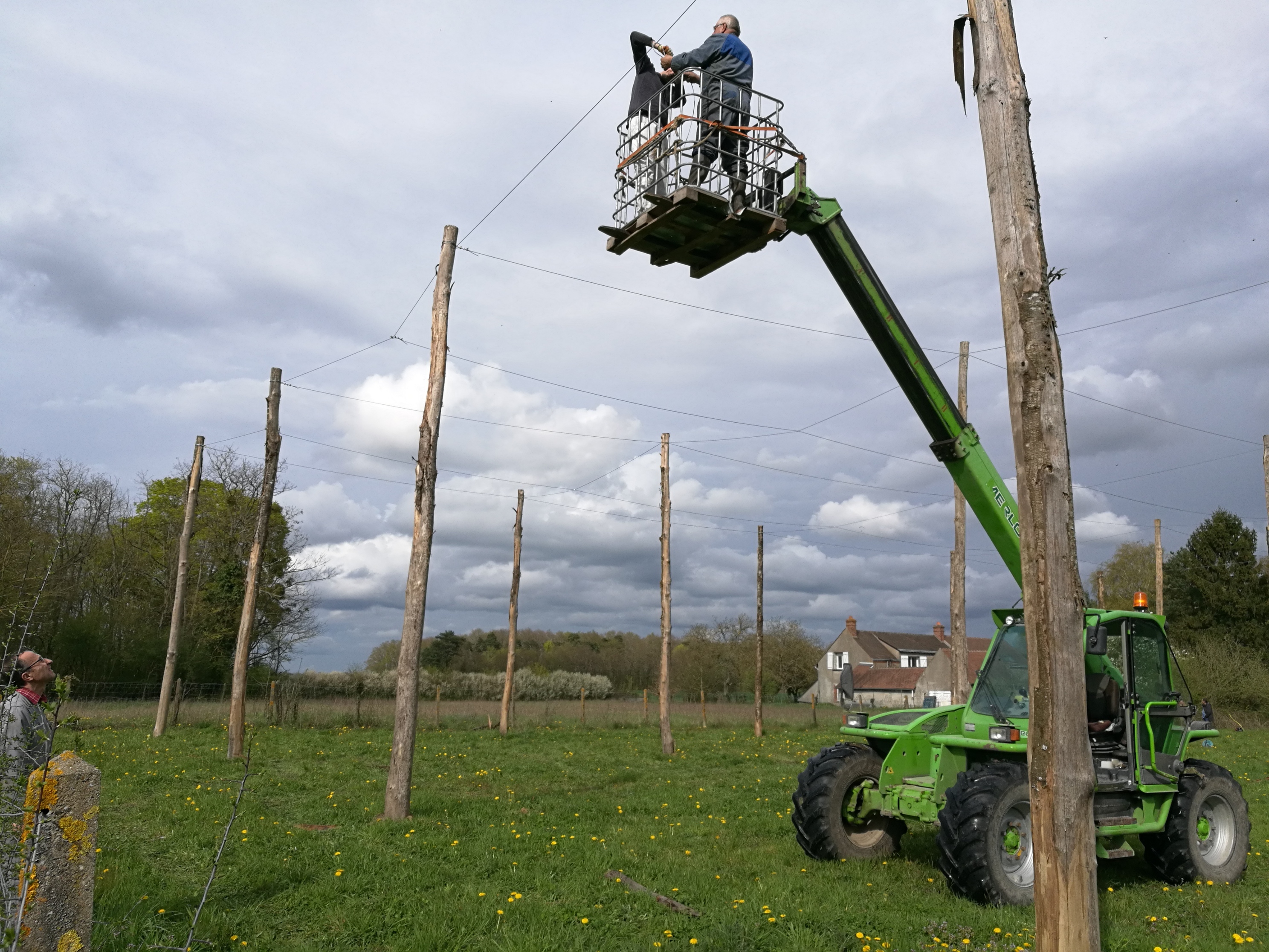 Câblage de la Houblonnière - Avril 2018